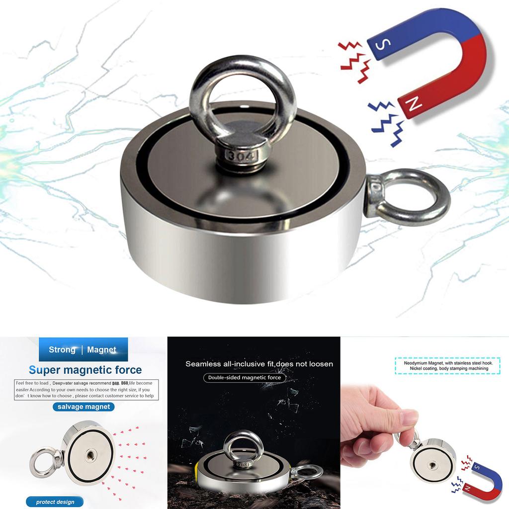 80/120/150 кг неодимовый металлический магнитный детектор, рыболовный комплект, легко носить с собой