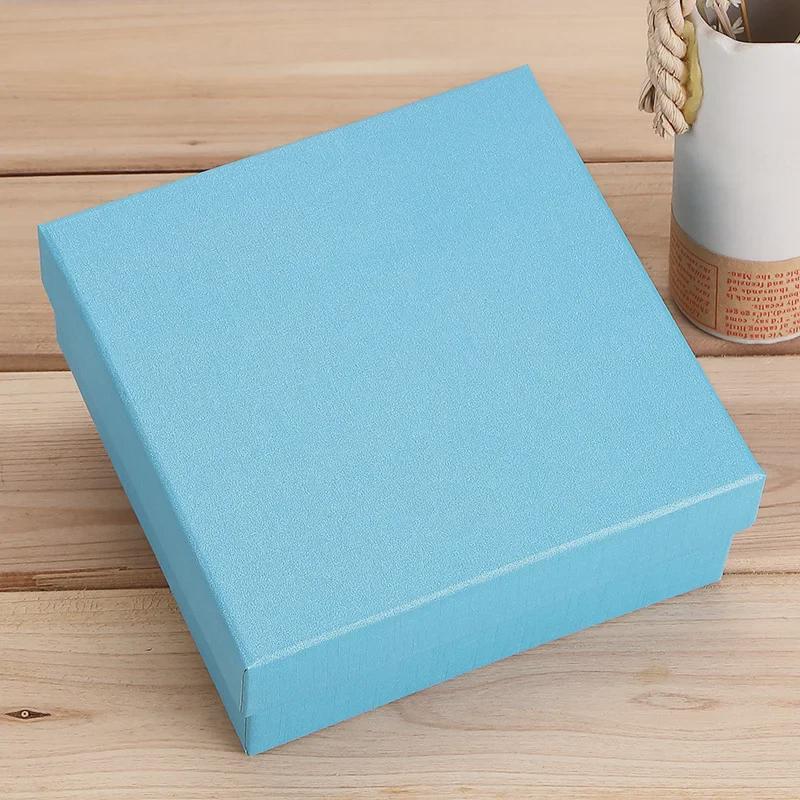 Square Gift Box for Jewelry, Wallets, and Belt Packaging - Kraft Paper Design