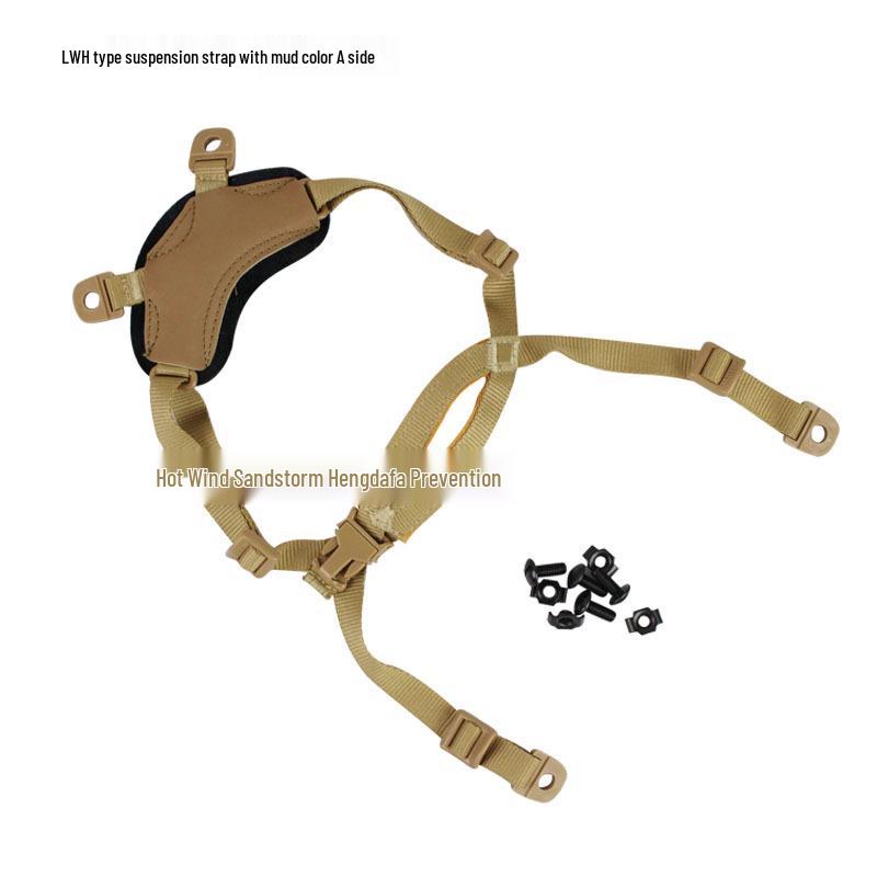 Tactical Helmet 4-Point Liner & Chin Strap for MICH/FAST Modifications