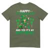 Birthday St Patricks Day Boys Dabbing Leprechaun Unisex Kids TShirt