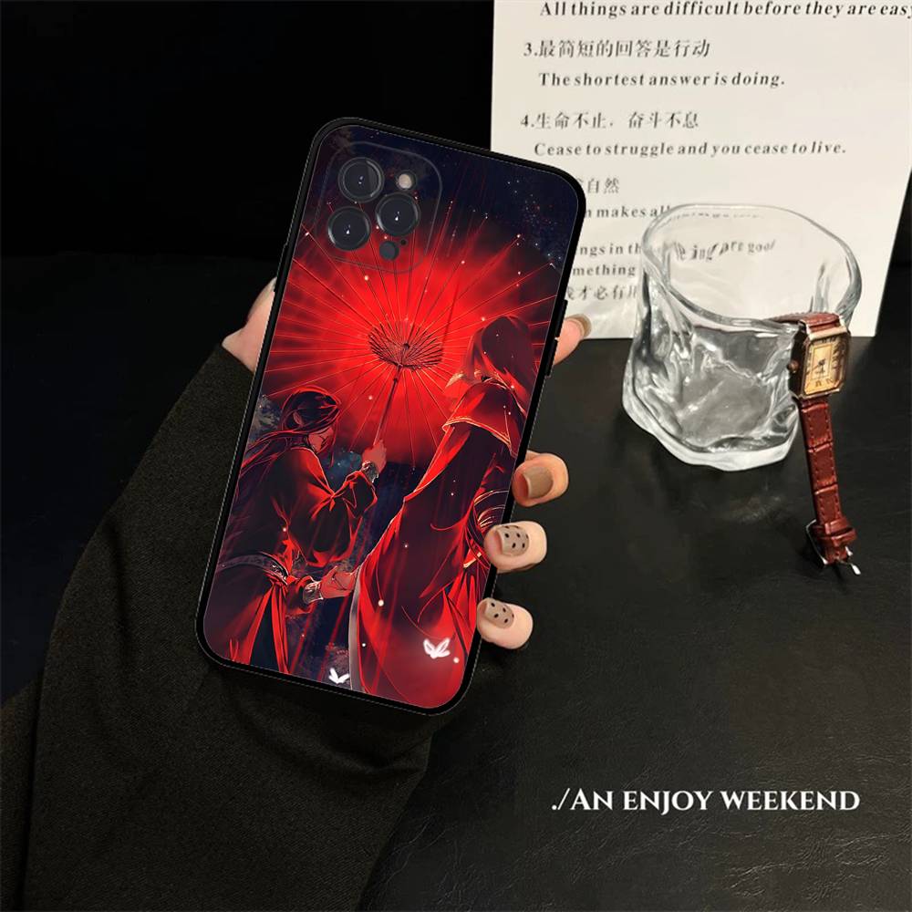 Чехол для телефона Tian Guan Ci Fu H-Небесное Благословение Официального Лица Для IPhone 17 16 14 15 13 12 11 Pro Max Plus Силиконовый Мягкий Чехол