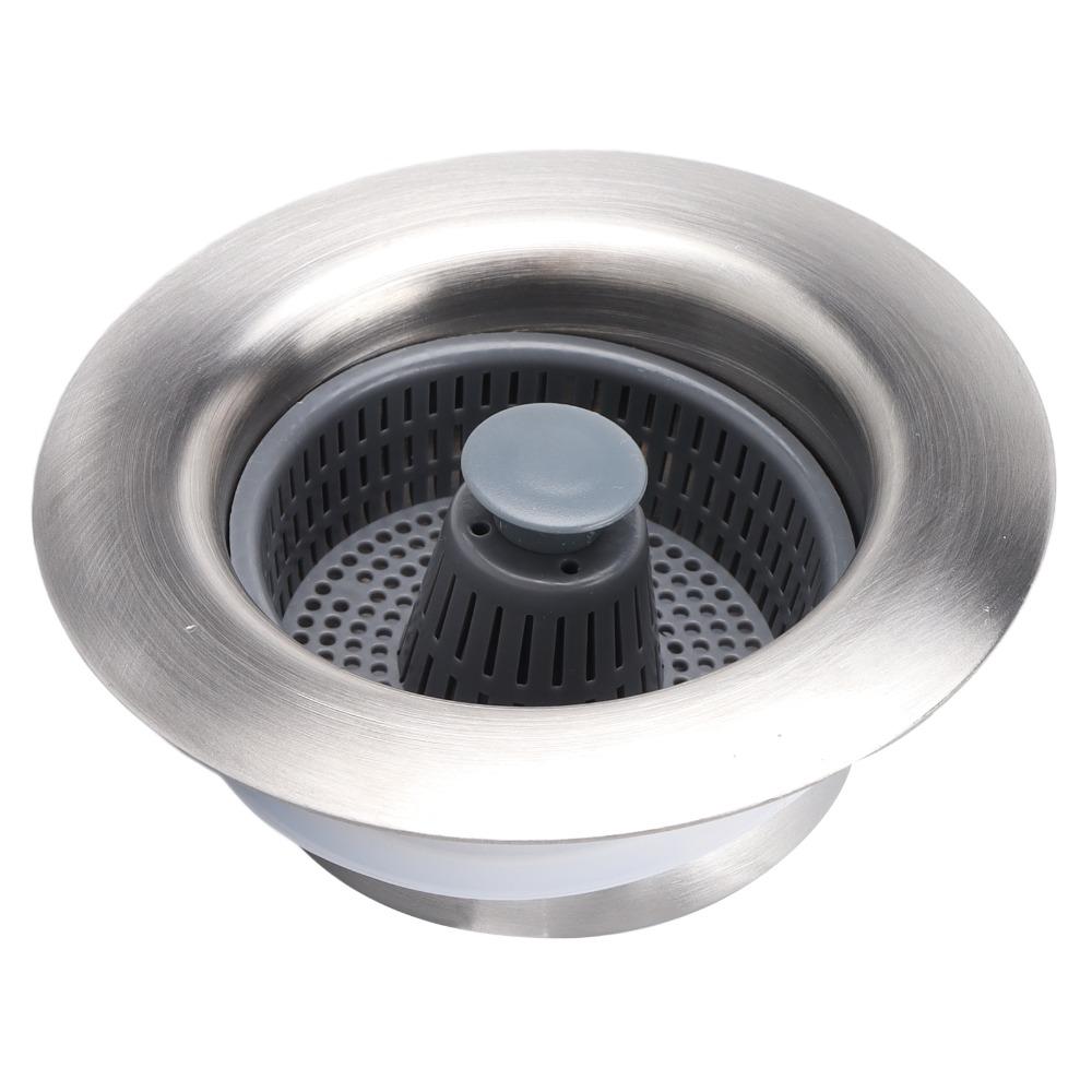 Anti Clogging Kitchen Sink Drain Strainer Well Sealed Sink Drain Strainer Basket Kitchen
