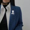 Брошь унисекс с героями мультфильмов «Презираю, я ненавижу всех», булавка на средний палец, набор «сделай сам», интерактивная булавка для выражения настроения, брошь для мужчин и женщин, сумка для одежды