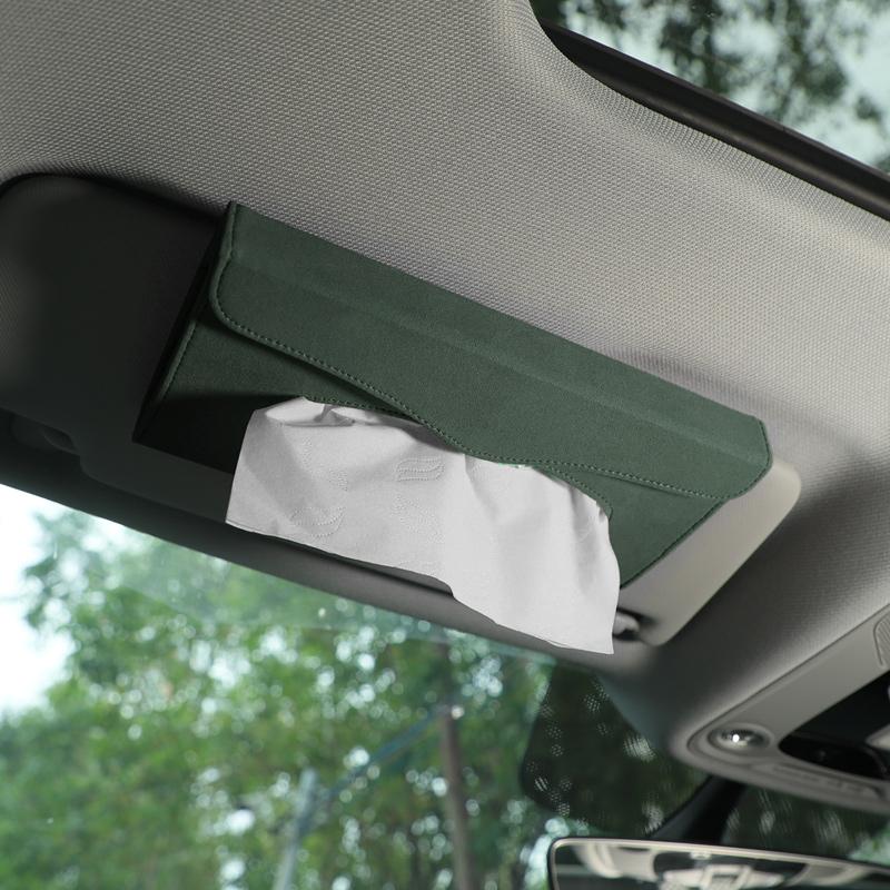 Car interior accessories, vehicle tissue box, mask holder, hanging sun visor, exquisite tissue box, car interior accessories