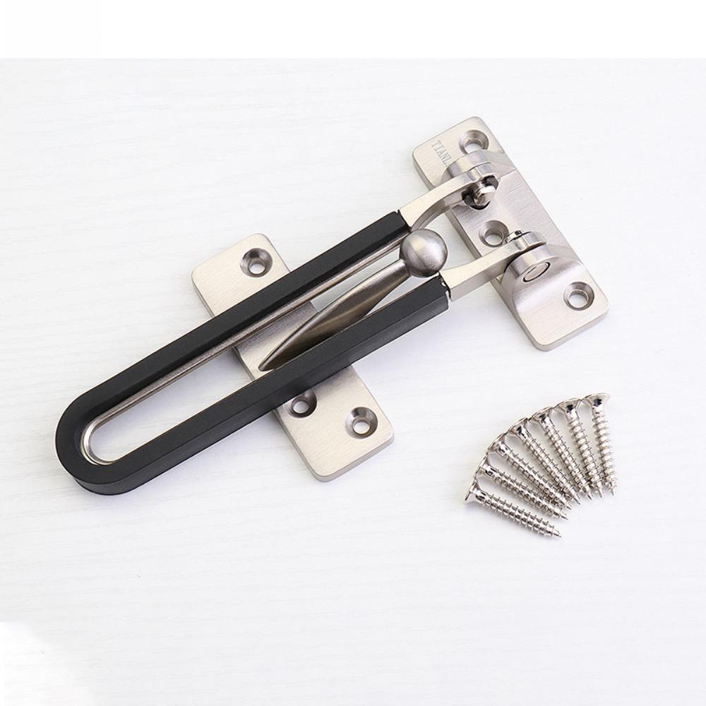 Durable Zinc Alloy Sliding Door Catch Thickening Solid Bolt Door Bolt Security Mute Door Hasp Hotel