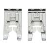 2pcs Straight Stitch Foot Stainless Steel Material Light Texture Strong Versatility Presser Foots