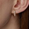 [LOMET] Серьги-пусеты 14K GF Raum_MJ0201BFE