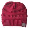 Fashion Women's Girl Hat Winter Wool Warm Stretch Knit Cap Messy Bun Ponytail Beanies