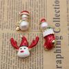 Blucome Cute Anime Christmas Stocking Christmas Deer Snowman for Women Men Scarf Hijiab Pins