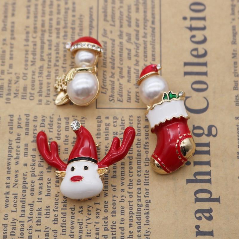 Blucome Cute Anime Christmas Stocking Christmas Deer Snowman for Women Men Scarf Hijiab Pins