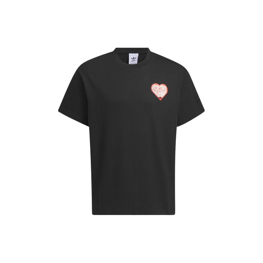 Adidas Originals SS24 T Shirt Unisex Black JE3470