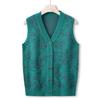 Mom Autumn Vest Knitted Sweater Grandma Wear Autumn Coat Sweater Cardigan In The Elderly Women's Clothing