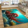 3D Подводный мир Морское дно Дельфин Мультфильм Ковер Ковер для спальни Гостиная Домашний Диван Украшения, Детский Большой Декор Напольный Коврик