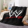 1PC WWE Print Flannel Blanket, High quality All Seasons, Home Decor, Warmth and Comfort, Perfect for Christmas Gifts