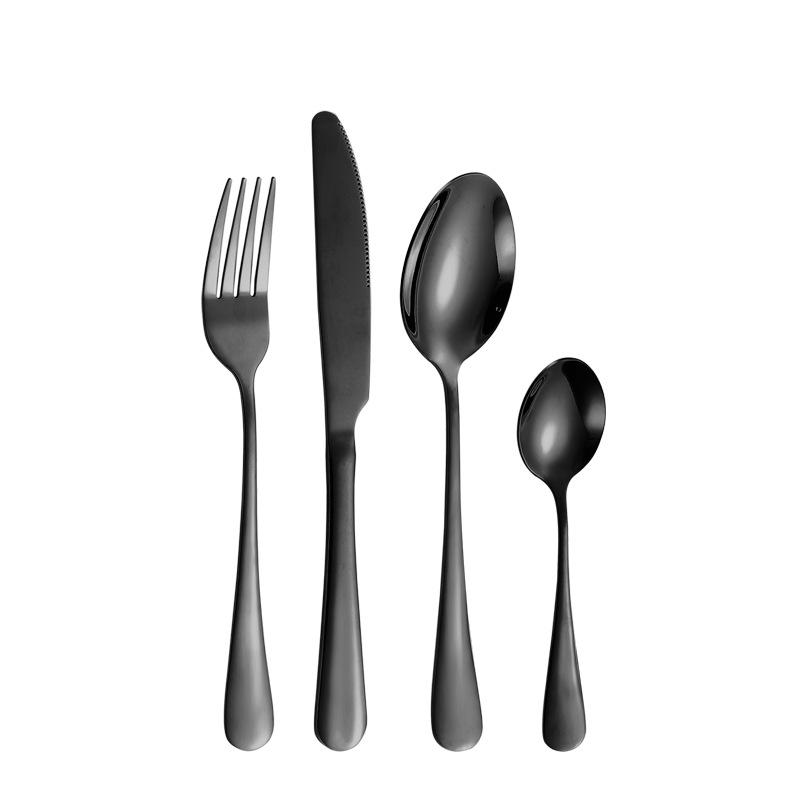 Столовые приборы из нержавеющей стали, 24 предмета, вилка и ложка, нож и вилка для стейка в стиле вестерн