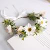 Hair Jewelry Bride Hair Band Headwear for Wedding Flower Wreaths Flower Tiara Garland Crown