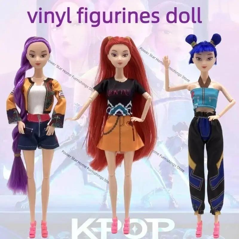 Виниловая фигурка охотника на демонов K-pop, новая миниатюрная кукла K-POP убийцы демонов, Люмимила Зои, настольные украшения, декоративные подарки.