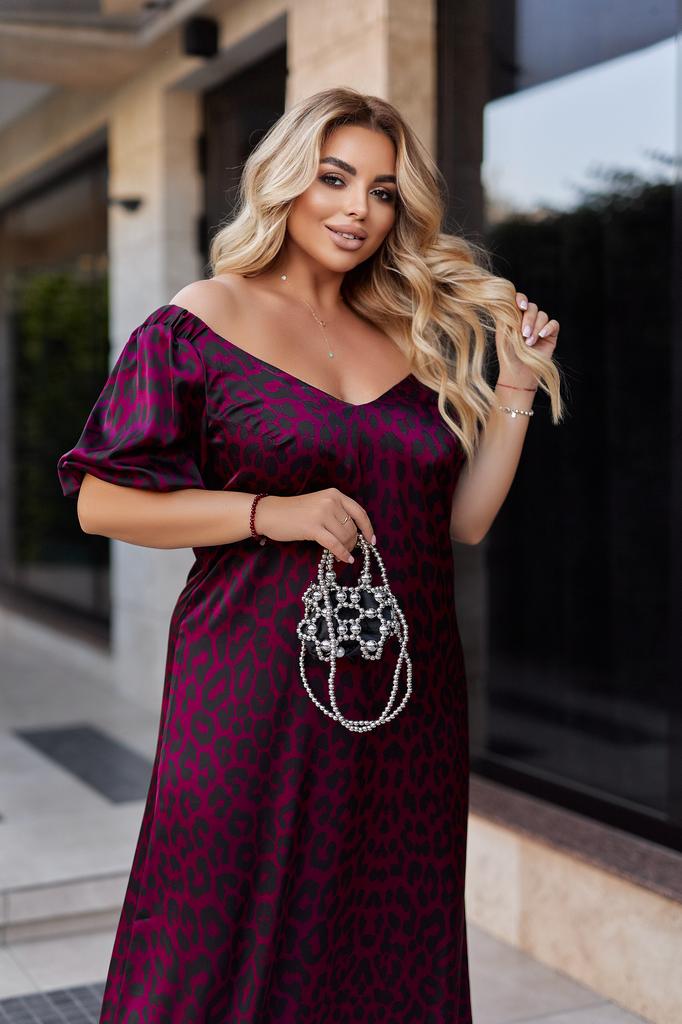 Платье PEONY Катания XL Бордовый (0205243-48-50:189)