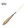 Oil Painting Scraper Scraper, Stainless Steel Palette Knives with Wood Handle Art Tool for Mixing Scraping And Layering Acrylic Paint Supplies