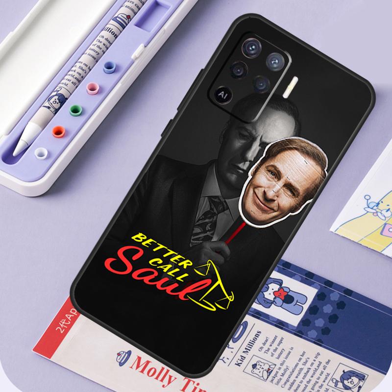 Чехол Better Call Saul для Oppo A17 A18 A94 A74 A54 A15 A38 A58 A78 A98 A40 A60 A80 A16 A76 A96 A57 A77 A5 Pro