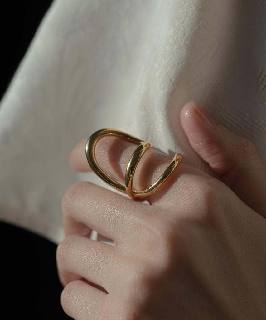 Кольцо Tokyo Nuance Line для начинающих / Серебро