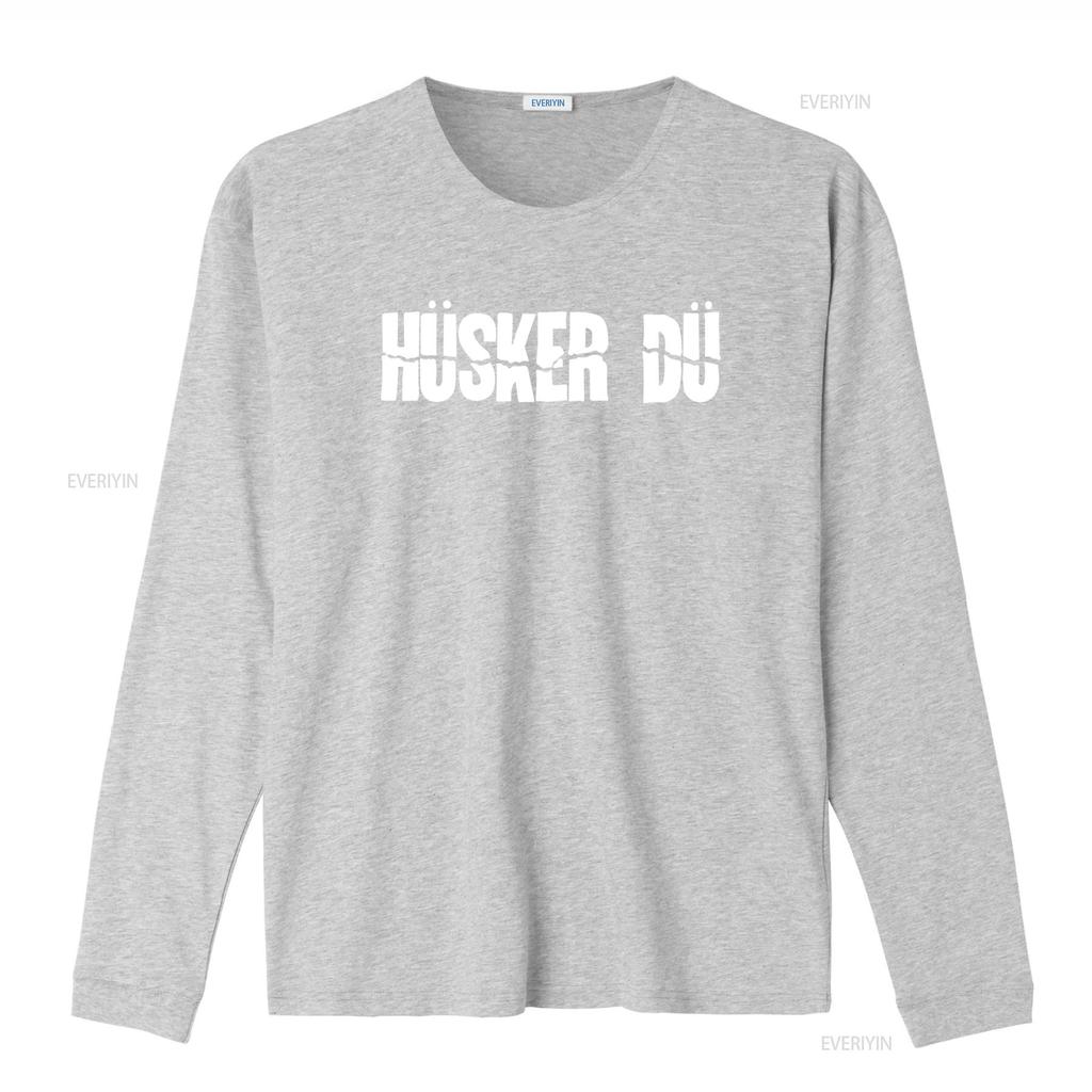 Мужская футболка с принтом Husker Du Rock Band Стильная и удобная Музыкальная винтажная Стирка уличная мода Повседневная Немного