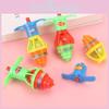 Spinning Children Plastic Top Toy Play Gift With Led Illumination Ejector And