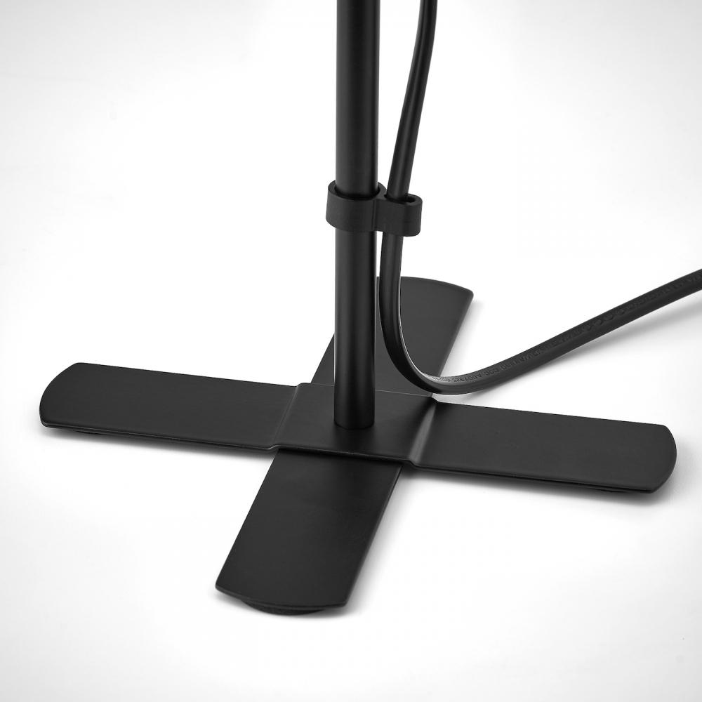 IKEA БАРЛАСТ Настольная лампа черный белый 31 см