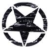 19,7-дюймовая наклейка на кузов автомобиля Black Star Decoration для Jeep F150 Wrangler Rubicon JK CJ TJ YJ