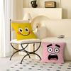 Милый Смайлик Эмоциональное Выражение Подушка Чехол Наволочка Гостиная Диван Домашний Декор На Заказ