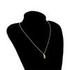 Gift Female Jewelry Sparkly Ultra Thin Gold Bar Choker Women Necklace Clavicle Chain Korean Style