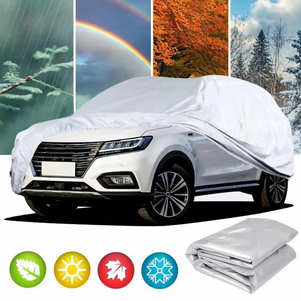 Large Waterproof SUV Car Cover, All Weather Outdoor Cover for Rain, Sun, UV Protection Tools