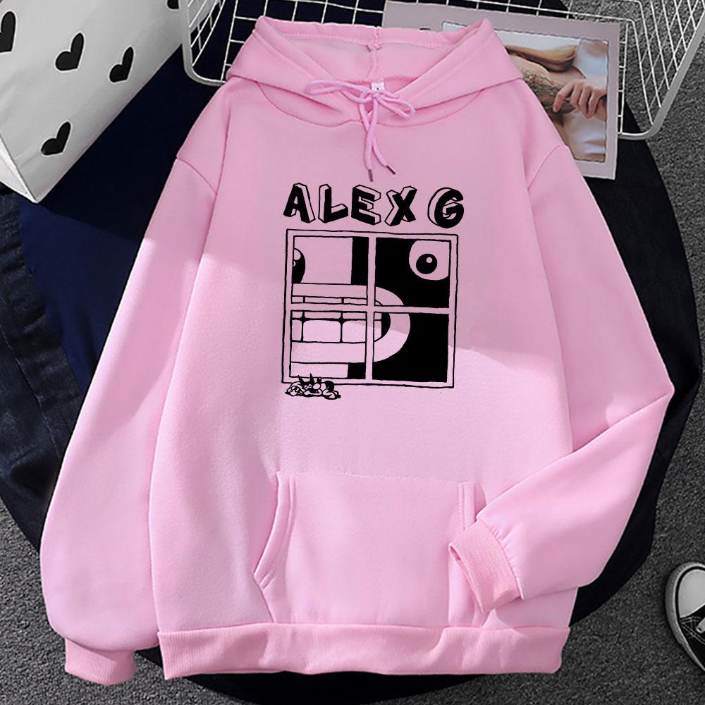ALEX G Толстовки с капюшоном, с длинным рукавом, осенний флис, повседневные пуловеры, хип-хоп, унисекс, уличная одежда, худи унисекс