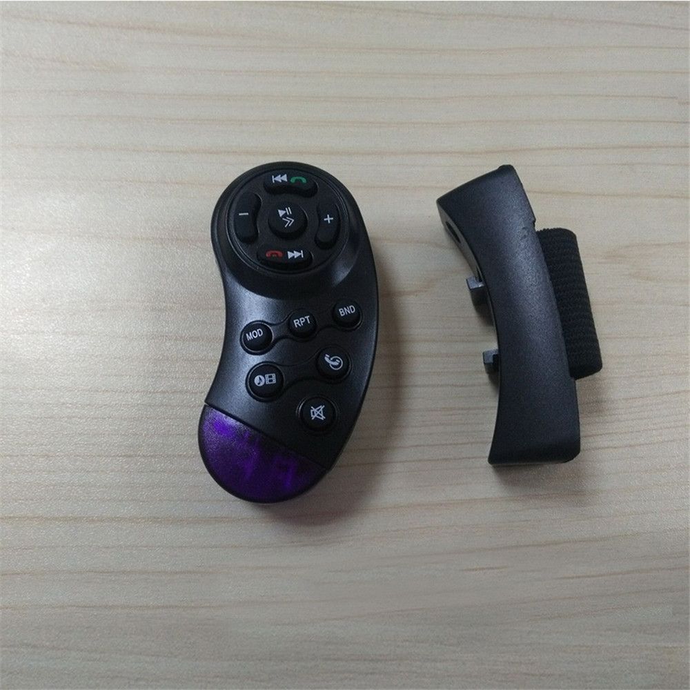 ABS Portable Black Car Electronics Vehicle DVD Steering Wheel IR Remote Control Car Player