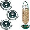 Bird Feeder New Outdoor Hanging Plastic Hook Balcony Courtyard Garden Birds Feeder Outdoor Courtyard Garden