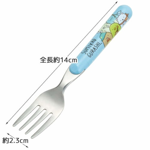 Skater Stainless Steel Children's Fork Made in Japan Sumikkogurashi Camp FR1
