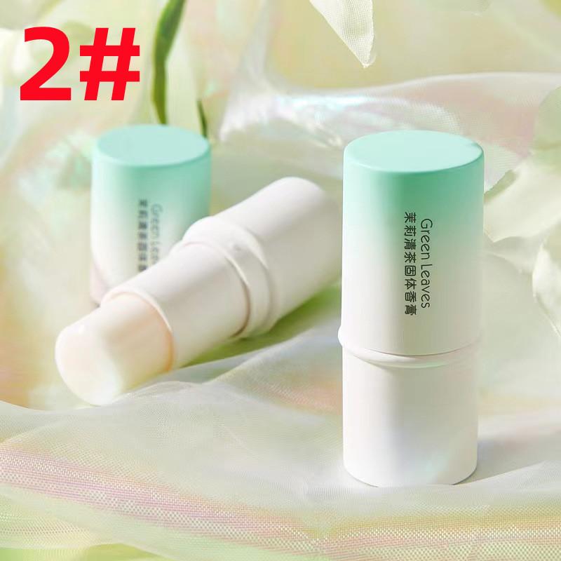 Recommends Popular Macaron-colored Solid Balm Stick Portable Portable Perfume Long-lasting Flower and Fruit Fragrance Male and Female Student Balm