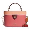 New Kay Leather Box Bag Handbag Crossbody Bag Small Size Women's Gradient Blush Pink C8745-IMSMX