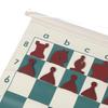 Портативный складной демонстрационный набор для шахмат с 32 шахматными фигурами с пазами для легкого обучения и практики в школах шахматных клубах