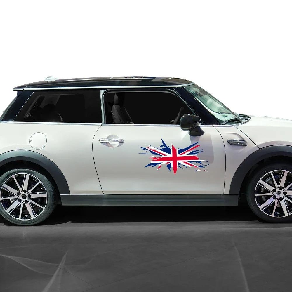 Боковые наклейки на кузов автомобиля Флаг Union Jack Виниловые наклейки для Mini Cooper S F56 F55 F57 R55 R56 R60 F60 R61 Автодекор