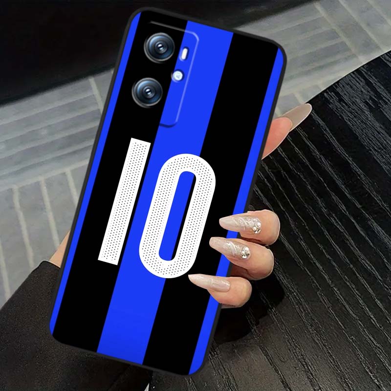 Модный чехол для телефона с номером джерси Для OPPO Reno 5 6 7 A96 A40 A58 Realme GT A74 A78 Neo2 A74 A78 Find X5 X3 X7 X8 Черный