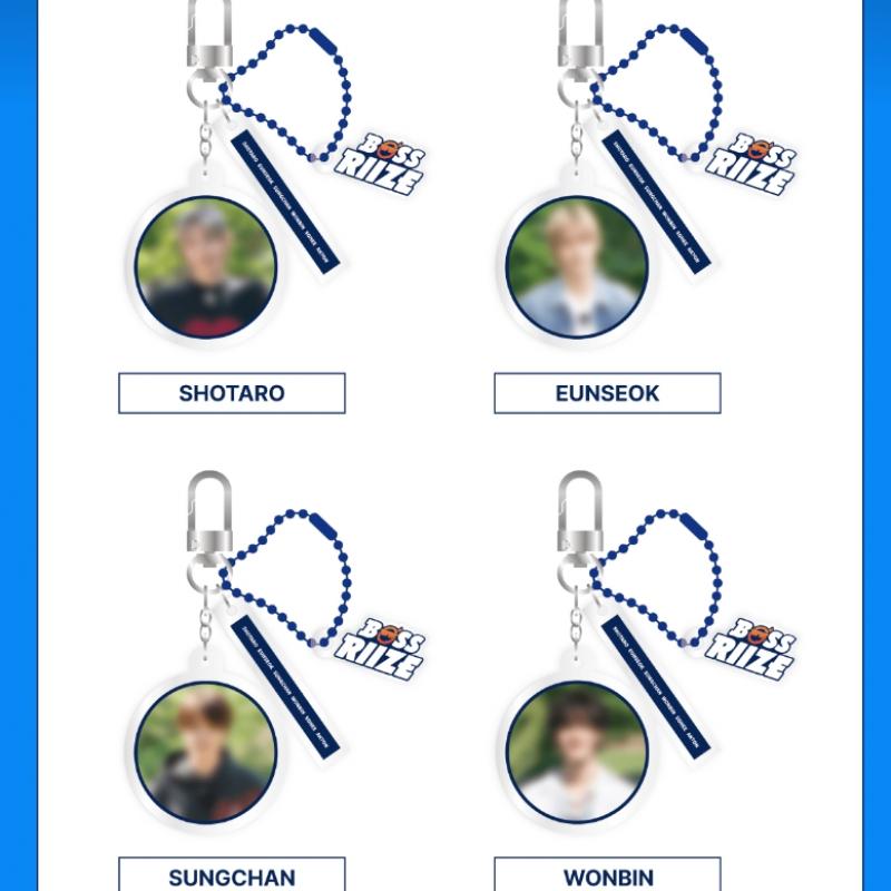 Riize 04 Акриловый брелок 2024 Boss Riize Pop Up Md