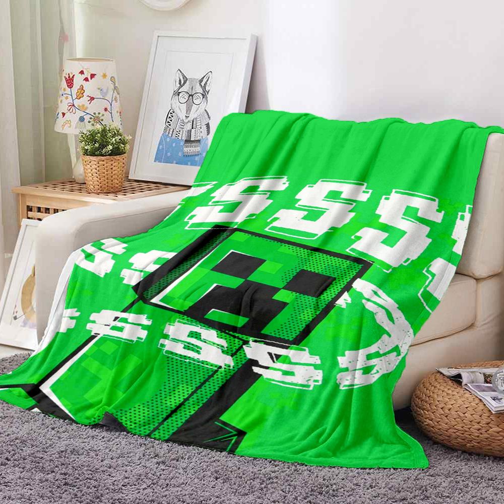 Creeper World Flannel Blanket Throw Blanket Soft Warm Sofa Bed Camping Home Decor Unique Christmas Gift C922381