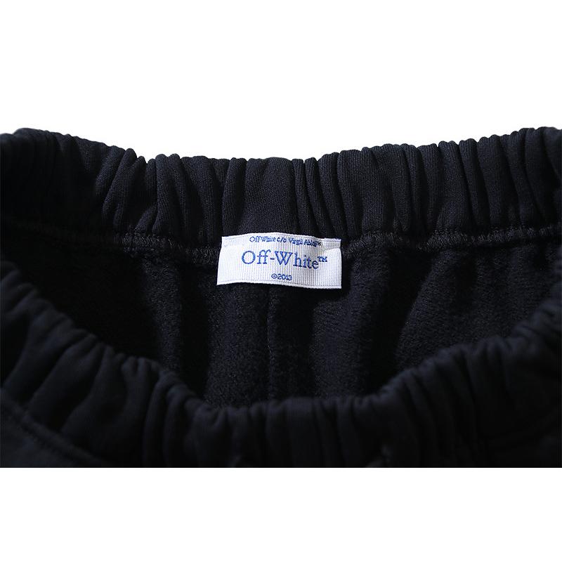 1213 Off-White Весна/Лето 2026 Новые Мужские и Женские Повседневные Свободные Шорты с Принтом Растворенной Стрелы OW
