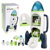 Spaceship Play Set for Children, Space Rocket Model, Shuttle Rover and Astronaut Figure Included, Children's Role-playing Game Air Transport