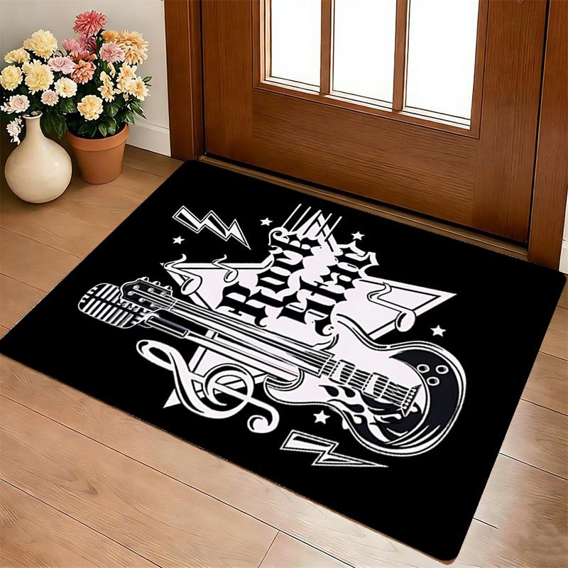 Rock Star Living Room Nonslip Area Rug Soft Carpet For Bedroom Game Playroom Sofa Office Home Decor Doormat Christmas Gift C930125