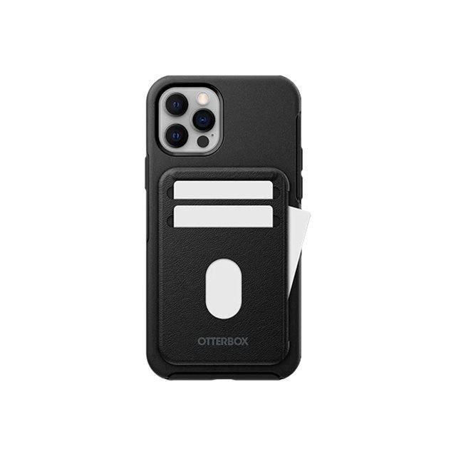 Portefeuille - OtterBox - iPhone 12 - Cuir synthétique - Noir - Compatible MagSafe