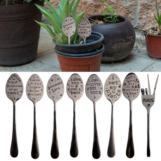 Садовый маркер, уникальный значимый маркер для растений в форме ложки, сделай сам, декоративная вывеска, этикетка с растением для садового декора, секс-одежда для взрослых