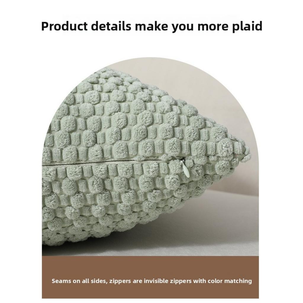 30-60см Плюшевая Полосатая Наволочка с Фитилем, Богемная Наволочка для Домашнего Декора для Сельского Фермерского Дома, Чехол для Спинки для Домашнего Декора