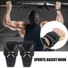1 Pair Pull-up Weight Lifting Grip Hook Adjustable Auxiliary Power Wrist Guard  Gym